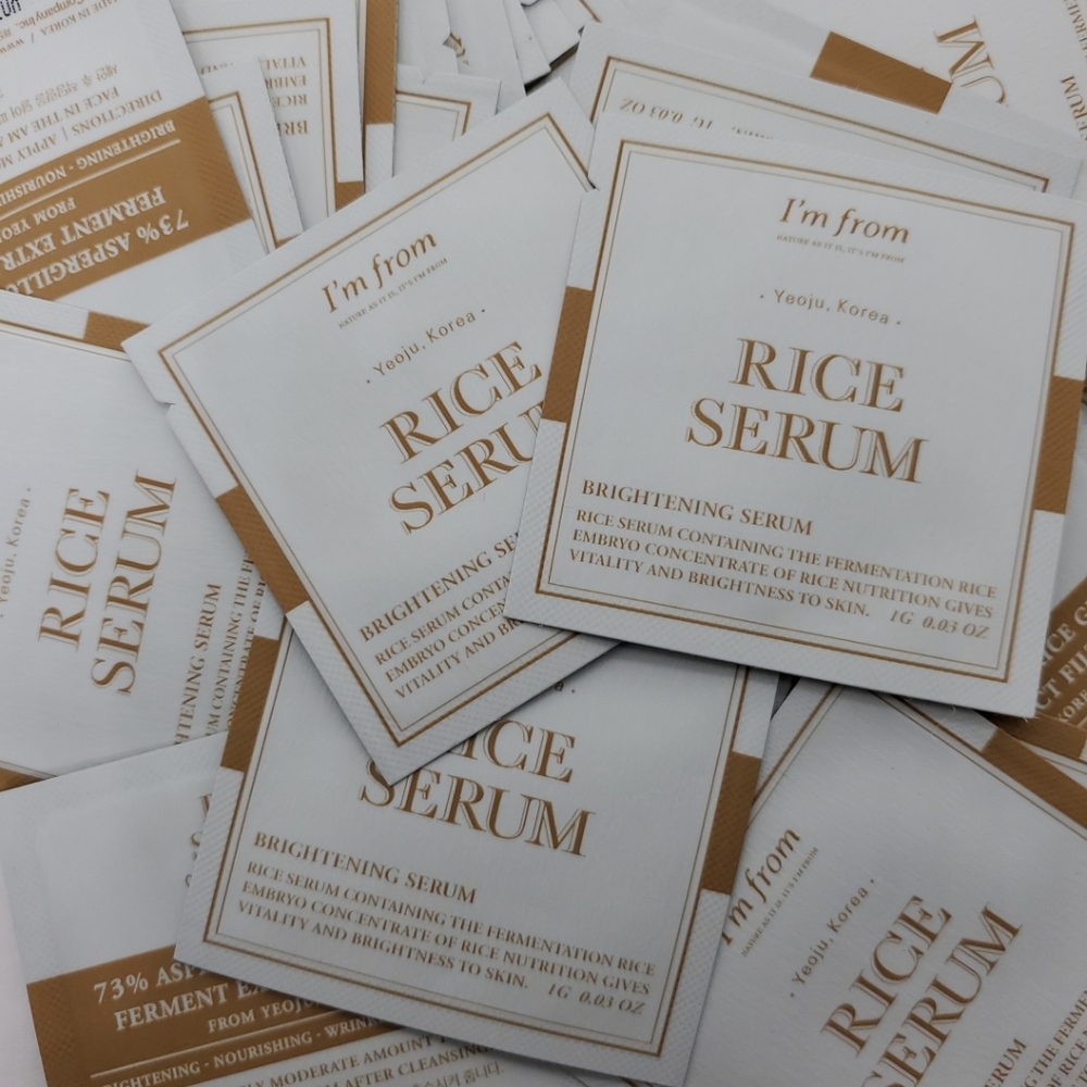 365 Individual Packets of I'm from Rice Serum Koren Skincare K Beauty Soko Glam